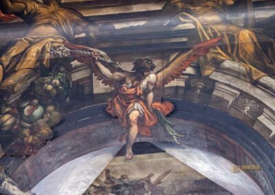 Mein Bummel durch den Sestiere Dorsoduro (Mitte) in Venedig 8 decke kirche san pantalon venedig_0260