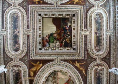 In der Kirche San Sebastiano in Venedig 9 decke kirche san sebastiano venedig-2_8529