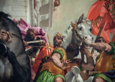 In der Kirche San Sebastiano in Venedig 12 decke kirche san sebastiano venedig-3_0028