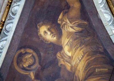 In der Kirche San Sebastiano in Venedig 16 decke kirche san sebastiano venedig_0037