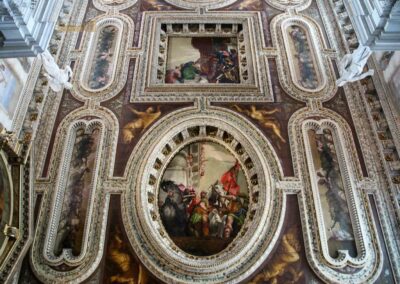 In der Kirche San Sebastiano in Venedig 6 decke kirche san sebastiano venedig_8513