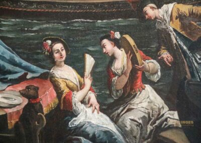 Im Palazzo Ca' Rezzonico in Venedig 90 gemälde la sagra di santa marta palazzo ca rezzonico venedig_9326