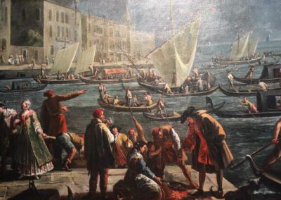 Im Palazzo Ca' Rezzonico in Venedig 91 gemälde la sagra di santa marta palazzo ca rezzonico venedig_9327