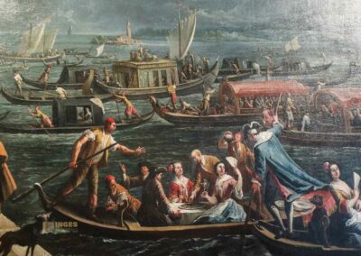 Im Palazzo Ca' Rezzonico in Venedig 92 gemälde la sagra di santa marta palazzo ca rezzonico venedig_9329