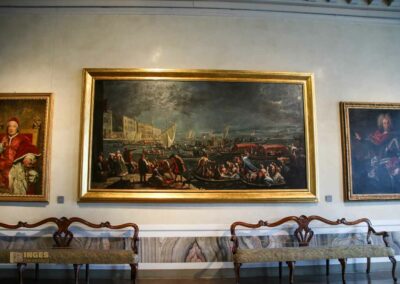 Im Palazzo Ca' Rezzonico in Venedig 93 gemälde portegeo palazzo ca rezzonico venedig_9311