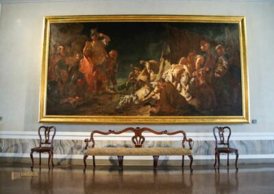 Im Palazzo Ca' Rezzonico in Venedig 94 gemälde portegeo palazzo ca rezzonico venedig_9320