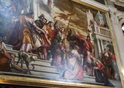 In der Kirche San Sebastiano in Venedig 28 gemaelde von veronese presbyterium san sebastiano venedig_8455