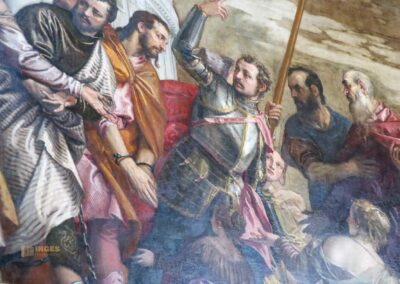 In der Kirche San Sebastiano in Venedig 29 gemaelde von veronese presbyterium san sebastiano venedig_8458