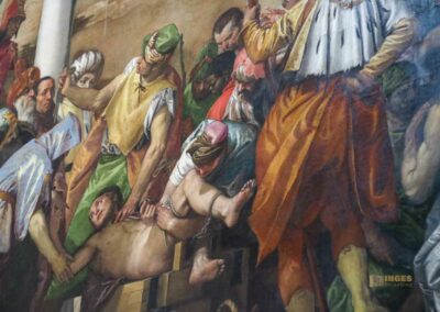 In der Kirche San Sebastiano in Venedig 32 gemaelde von veronese presbyterium san sebastiano venedig_8494