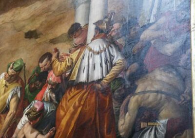 In der Kirche San Sebastiano in Venedig 33 gemaelde von veronese presbyterium san sebastiano venedig_8496