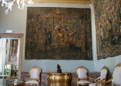 Im Palazzo Ca' Rezzonico in Venedig 49 gobelin-saal palazzo ca rezzonico venedig_9055