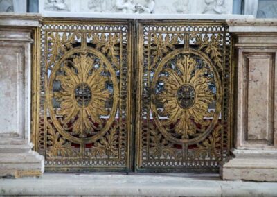 In der Kirche San Sebastiano in Venedig 25 hauptaltar san sebastiano venedig_8453