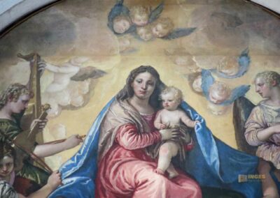 In der Kirche San Sebastiano in Venedig 22 hauptaltar san sebastiano venedig_8488