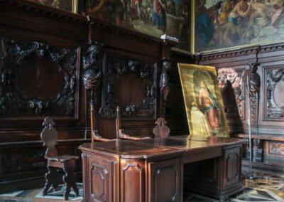 holzfiguren archivsaal scuola grande dei carmini venedig_0861