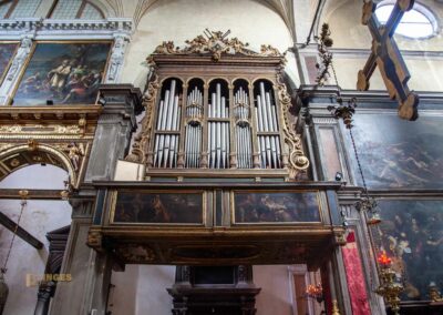 Mein Bummel durch den Sestiere Dorsoduro (Mitte) in Venedig 27 orgel kirche maria dei carmini venedig_0472