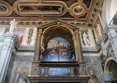 In der Kirche San Sebastiano in Venedig 52 orgel san sebastiano venedig_8415