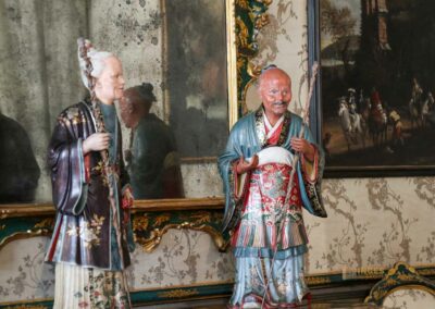 Im Palazzo Ca' Rezzonico in Venedig 120 saal gruene lackmoebel palazzo ca rezzonico venedig_9369