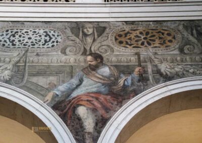 In der Kirche San Sebastiano in Venedig 58 wand kirche san sebastiano venedig_8567