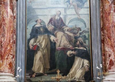 Am Fondamenta delle Zattere in Venedig entlang bis zur Salute 30 1. seitenkapelle links kirche santa maria del rosario venedig_0940