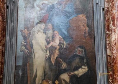 In der Kirche Santa Maria del Rosario (Gesuati) in Venedig 30 1. seitenkapelle rechts kirche santa maria del rosario venedig_0829