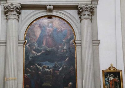 Am Fondamenta delle Zattere in Venedig entlang bis zur Salute 35 auferstehung christi von bassano kirche il redentore venedig_8752