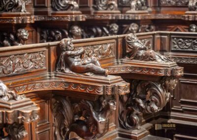 chor hinter hochaltar chorgestuehl santa maria della salute venedig_0049