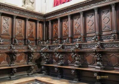 chor hinter hochaltar chorgestuehl santa maria della salute venedig_0415