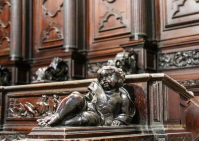 chor hinter hochaltar chorgestuehl santa maria della salute venedig_0453