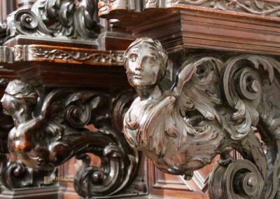 chor hinter hochaltar chorgestuehl santa maria della salute venedig_0457