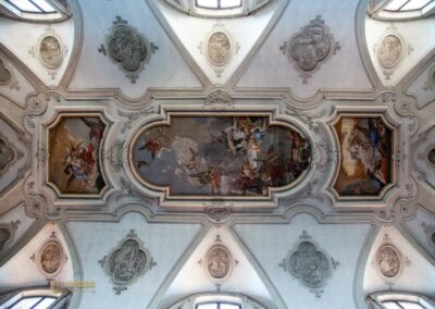 Am Fondamenta delle Zattere in Venedig entlang bis zur Salute 25 decke kirche santa maria del rosario venedig_0159