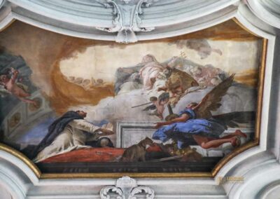 In der Kirche Santa Maria del Rosario (Gesuati) in Venedig 11 decke kirche santa maria del rosario venedig_0803