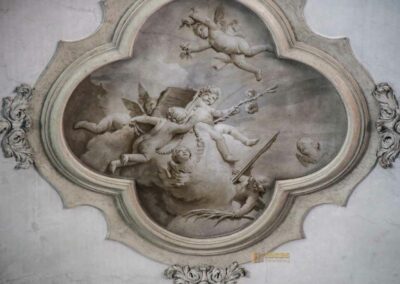 In der Kirche Santa Maria del Rosario (Gesuati) in Venedig 15 decke kirche santa maria del rosario venedig_0842