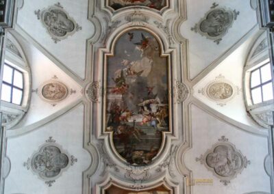 In der Kirche Santa Maria del Rosario (Gesuati) in Venedig 6 decke kirche santa maria del rosario venedig_0893
