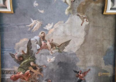 In der Kirche Santa Maria del Rosario (Gesuati) in Venedig 9 decke kirche santa maria del rosario venedig_0967