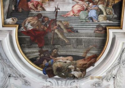 In der Kirche Santa Maria del Rosario (Gesuati) in Venedig 10 decke kirche santa maria del rosario venedig_0972