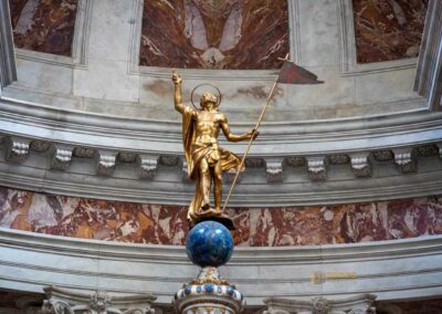 In der Kirche Santa Maria del Rosario (Gesuati) in Venedig 21 hauptaltar kirche santa maria del rosario venedig_0153