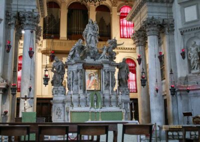 Am Fondamenta delle Zattere in Venedig entlang bis zur Salute 64 hochaltar santa maria della salute venedig_0198