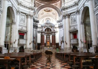 In der Kirche Santa Maria del Rosario (Gesuati) in Venedig 2 innenansicht santa maria del rosario venedig_0799