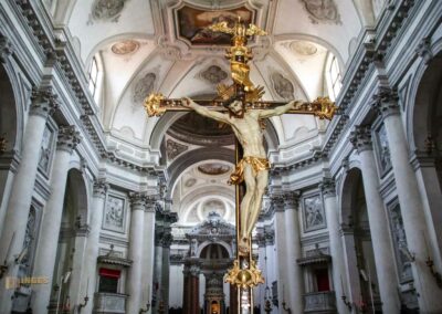 In der Kirche Santa Maria del Rosario (Gesuati) in Venedig 4 innenansicht santa maria del rosario venedig_0945