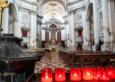 Am Fondamenta delle Zattere in Venedig entlang bis zur Salute 24 innenansicht santa maria del rosario venedig_0960