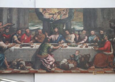 In der Basilika San Pietro di Castello in Venedig 83 innenfassade basilika san pietro di castello venedig_3788