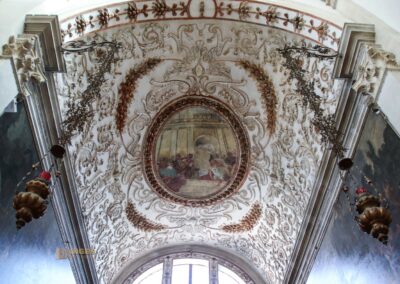 In der Basilika San Pietro di Castello in Venedig 35 kapelle d.allerheiligsten decke san pietro di castello venedig_4024