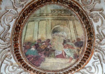 In der Basilika San Pietro di Castello in Venedig 36 kapelle d.allerheiligsten decke san pietro di castello venedig_0091