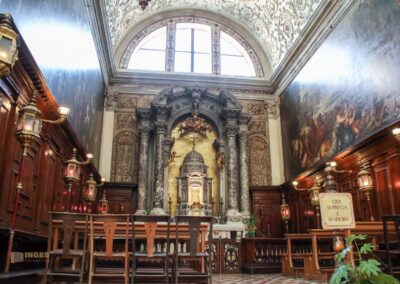 In der Basilika San Pietro di Castello in Venedig 33 kapelle d.allerheiligsten decke san pietro di castello venedig_4010