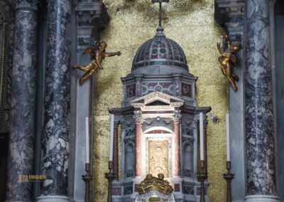 In der Basilika San Pietro di Castello in Venedig 37 kapelle d.allerheiligsten decke san pietro di castello venedig_4016