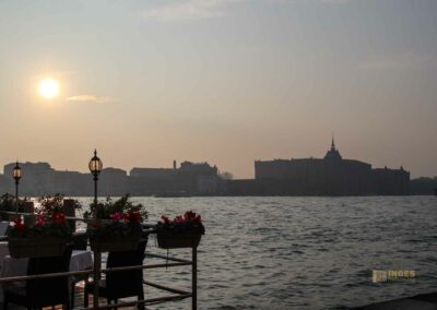 Am Fondamenta delle Zattere in Venedig entlang bis zur Salute 3 sonnenuntergang vom fondamenta della zattera vendedig_4186