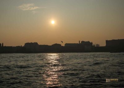 Am Fondamenta delle Zattere in Venedig entlang bis zur Salute 5 sonnenuntergang vom fondamenta della zattera vendedig_4200