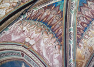 Die Einsiedelei San Leonardo al Lago in der Toskana 14 decke apsis kirche einsiedelei san leonardo al lago_6644