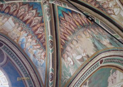 Die Einsiedelei San Leonardo al Lago in der Toskana 15 decke apsis kirche einsiedelei san leonardo al lago_6650
