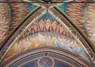 Die Einsiedelei San Leonardo al Lago in der Toskana 16 decke apsis kirche einsiedelei san leonardo al lago_A0542